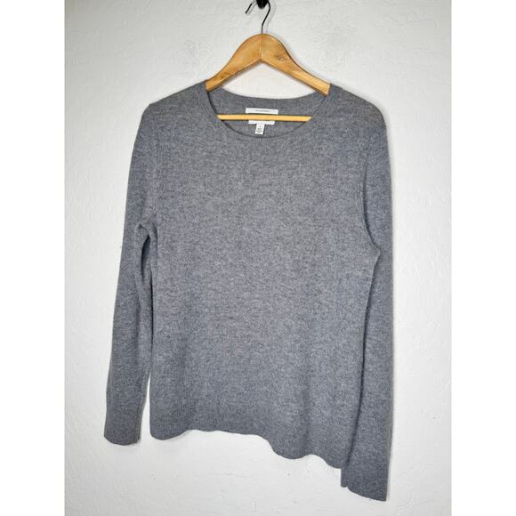Nordstorm Signature Size Large Gray Cashmere Sweater Round Neck Long Sleeve - Picture 1 of 5